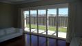 Bifold doors in the Heartland Homes show home 





